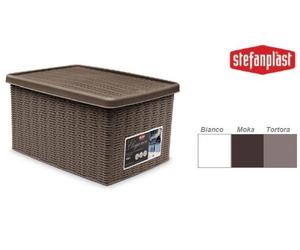 CONTENITORE BAULE BAULETTO MULTIUSO ELEGANCE CM 29x39x21 h DA LT.15