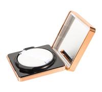 Contenitore Bianco Cushion Vuoto Specchio per Magnetico Fondotinta | Uso per Make-up All’aperto, Plastico Bianco, Apertura Semplice e Chiusura Rapida, Regalo