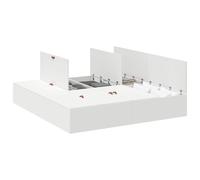 Contenitore bianco design moderno con stoccaggio nascosto 200x200 cm