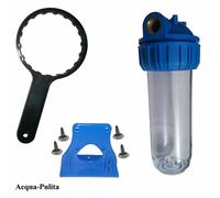 Contenitore Bicchiere Porta Filtro 10" Depuratore Addolcitore Acqua 3/4" Ottone