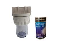 Contenitore Bicchiere Porta Filtro Sedimenti 5" 3/4 Depuratore Addolcitore Acqua