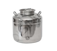 CONTENITORE OLIO (RUBINETTO NON INCLUSO) INOX 18/10 EUROPA LT.50 SANSONE