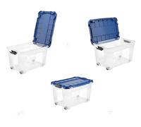 Contenitore Box Scatola Abiti Magic Trasparente con Coperchio 59 x 39 x 36 cm