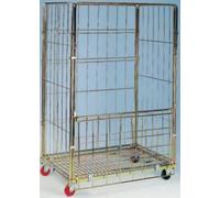 Contenitore Carrello Carrelli Roll Scaffale Componibile 4 Pareti 80x120x180