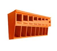 Contenitore categorizzatore a vite denso con piano a scomparti multipli per hardware efficiente gestione dell'officina contenitore per dadi e viti