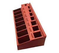 Contenitore categorizzatore a vite denso con piano a scomparti multipli per hardware Gestione efficiente dell'officina Classificato vano vite stoccaggio