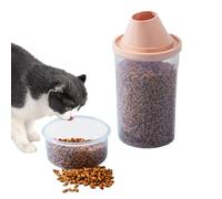 Contenitore Cibo per Animali Domestici | Barattolo Trasparente 1000 ml | Scatola Ermetica | ABS 20.5cm resistente e antiusura per conservare crocchette cani e gatti, mantiene freschezza e nutrienti