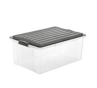 Contenitore Compact Rotho - 39,5x27,5x27 cm - 19 Litri - F717766 (Trasparente)