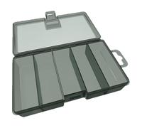 Contenitore Compatto per Esche - unità d'uso Divisa, Set di smistamento Mobile, sicura | Contenitore Trasparente per Finestra Regolabile, per Acqua, Mare, Fiume, Sport, Hobby, Casting