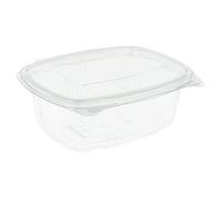 Contenitore Con Coperchio - 500 Ml. 14,5X11,5X5,4 Cm Trasparente Pet - 100 Unità