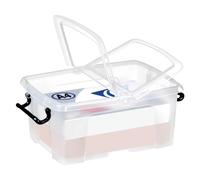 CEP Contenitore multiuso con coperchio Strata 38,5x29,5x17,5 cm 12 L PPL trasparente