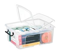 Contenitore multiuso con coperchio - 50x39,5x19 cm - 24 L - PPL - trasparente - Strata
