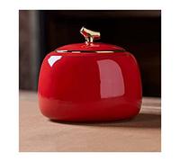 Contenitore Contenitore for il tè in ceramica lucida, contenitore for il tè, barattolo con coperchio ermetico, grazioso contenitore for tè, caffè, erbe, zucchero, spezie, noci, 800 ml per la conservaz