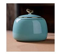 Contenitore Contenitore for il tè in ceramica lucida, contenitore for il tè, barattolo con coperchio ermetico, grazioso contenitore for tè, caffè, erbe, zucchero, spezie, noci, 800 ml per la conservaz