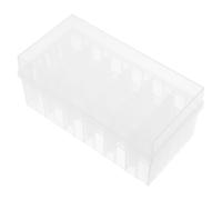 Contenitore Criogenico in Plastica per Provette 1,8ml e 2 Ml | 24 Posti con Coperchio Impilabile, Uso su Banco e Congelatore, Leggero e Resistente alle Basse Temperature