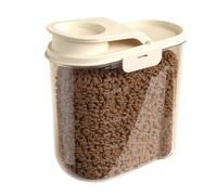 Contenitore Crocchette | 2L Contenitore Ermetico Per Crocchette | Distributore Di Cereali Visibile Grande Capacità Anti-Umidità Anti-Polvere | Per Cucina -Mangiare Garage Fienile Fattoria
