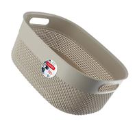 Contenitore Curver Filo in plastica riciclata 12 L, beige