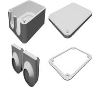 Contenitore Custodia per Modulo Interruttore Doppio Fibaro FGS-2xx Esterno