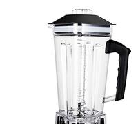 Contenitore da 2 litri senza BPA per miscelatore, barattolo di ricambio di grandi dimensioni con lama e coperchio, compatibile con il frullatore Yanike