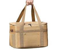 Contenitore da campeggio | Soft Container Box per campeggio - 36 L - Fodera termica in alluminio isolata che blocca il calore esterno e si raffredda per viaggi su strada, spiaggia, barbecue, bevande