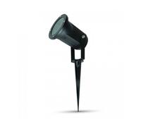 Contenitore da giardino con picchetto per faretti GU10 in alluminio nero IP44