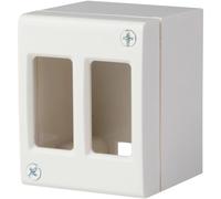 Contenitore da parete a 2 fori serie "Basic" IP20 avorio