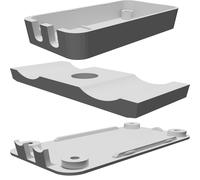 Contenitore da Parete per Shelly EM 2.5 Domotica Smart Home - Scatola 3D