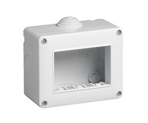 Contenitore da parete Urmet Simon IP40 3 moduli grigio 12403