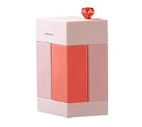Contenitore da viaggio per articoli da toeletta, 4 in 1, per bottiglie riutilizzabili a prova di perdite, kit da viaggio, contenitori compatti per shampoo/lozione, bottiglie da toilette, rosso, voir