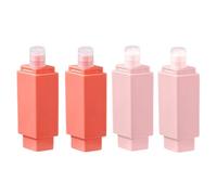 Contenitore da viaggio per WC - 4 in 1 impermeabile ricaricabile e vuoto | Contenitore da viaggio per l'igiene - per lozione balsamo sapone liquido doccia uomo donna, , Consulte la descripción