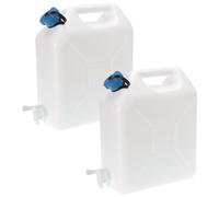 Contenitore D'Acqua 2X 10 Litri Con Rubinetto Per Campeggio