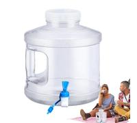 Contenitore d'Acqua - 7,5 Litri - Tanica Trasparente ermetica per Bere, Serbatoio 'Acqua con Rubinetto per Esterni, per Escursionismo, picnics Zaino per Cortile, Patio, Barbecue, falò, Viaggi