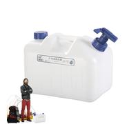 Contenitore d'acqua con beccuccio, 10 l/15 l, in polietilene, serbatoio portatile, caraffa da viaggio, perfetta per attività di idratazione in campeggio, supporto per percorsi escursionistici, uso per