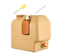 Contenitore d'acqua con beccuccio, 20 l, con bottiglia di sapone per le mani, senza perdite, portatile, per bere all'aperto, escursioni, picnic, viaggi, sopravvivenza, viaggi urgenti, caccia, famiglia