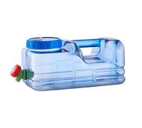 Contenitore d'acqua con beccuccio, 40 x 20 x 18 cm, 10 l, serbatoio a tenuta stagna, per esterni, con manico particolare, dispenser portatile per campeggio, escursionismo, viaggi su strada, emergenze