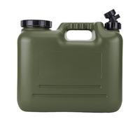 Contenitore D'acqua con Rubinetto, Tanica Portatile per Campeggio e Emergenza con Apertura Larga, Ideale per Auto, Attività All'aperto, Escursioni, Viaggi, Picnic e Emergenze in Caso di Uragani