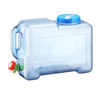 Contenitore d'acqua da 12 litri con rubinetto, contenitore per acqua potabile con secchio per rubinetto, a prova di perdite, grande capacità, contenitore quadrato per acqua per bevande, comoda