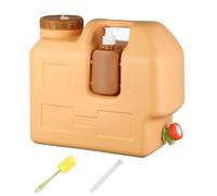 Contenitore d'Acqua da 15 Litri con Rubinetto e Barattolo Disinfettante, Bottiglia BPA Free per Conservazione Idrica, Ideale per Campeggio in Auto, Escursioni e Situazioni di Emergenza