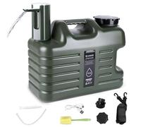 Contenitore d'acqua da 5 galloni con pompa e beccuccio automatici di controllo touch, portatile, senza BPA, con manici, grande serbatoio d'acqua a prova di perdite, per campeggio, escursioni