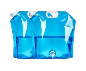 Contenitore d'acqua da campeggio, con beccuccio, pieghevole, portatile, Li | Barattolo d'acqua vuoto da 10 l, per esterni, borsa leggera, serbatoio resistente alle perdite, per interni ed esterni
