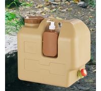 Contenitore d'acqua da campeggio con brocca d'acqua del rubinetto per la