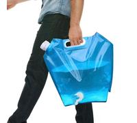 Contenitore D'acqua Da Campeggio - Contenitore D'acqua Pieghevole - Borsa Acque Pieghevole | 10 L Acqua Potabile Pieghevole Con Gusto A Prova Di Perdite E Tappo A Vite Largo | Campeggio Portatile, Esc