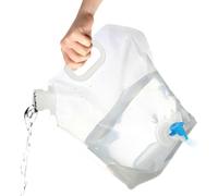 Contenitore D'acqua Da Campeggio - Contenitore D'acqua Pieghevole - Borsa Acque Pieghevole | 10 L Acqua Potabile Pieghevole Con Gusto A Prova Di Perdite E Tappo A Vite Largo | Campeggio Portatile, Esc