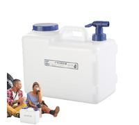 Contenitore d'acqua da campeggio Contenitore d'acqua portatile, contenitore d'acqua con tappo, contenitore di stoccaggio per caraffa d'acqua da campeggio con tappo - 10 l/15 l di grande capacità con