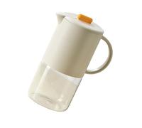 Contenitore d'acqua multifunzione in vetro da 1800 ml con comoda maniglia, brocca in vetro per uso quotidiano in casa e ufficio, casa e cucina
