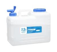 Contenitore d'acqua per campeggio 15 litri a prova di perdite Picnic | Serbatoio d'acqua ingombrante dotato di rubinetto e maniglia per attività all'aperto come campeggio, escursionismo, picnic, e