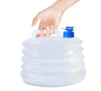 Contenitore d'acqua pieghevole - Borsa di stoccaggio portatile alimentare | Cubo BPA pieghevole BPA con spigot durevole, bevanda leggera per escursioni in campeggio escursioni per esterni per e