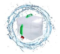 Contenitore d'acqua pieghevole portatile,Contenitore d'acqua pieghevole | Contenitore d'acqua pieghevole per zaino esterno - Borsa 'acqua di campeggio del commestibile di grande capacità,
