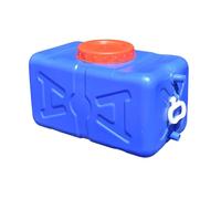 Contenitore d'acqua portatile a tenuta stagna secchio di stoccaggio orizzontale multifunzionale per campeggio escursionismo camion irrigazione domestica stoccaggio di grande capacità