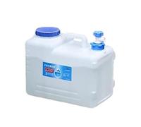 Contenitore d'acqua portatile con rubinetto, 20-25 l, senza BPA, design a doppio tappo, per campeggio, attività all'aperto, bianco (2500 ml)